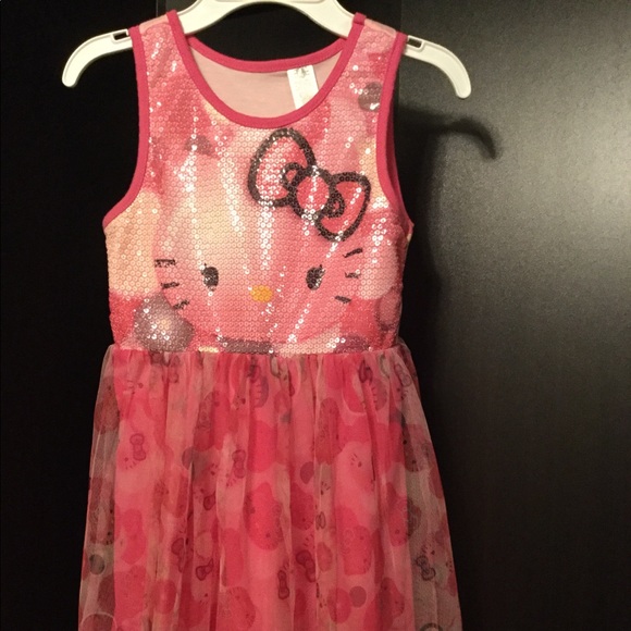 💗 Beautiful Pink Hello Kitty Dress Sz (7/8) 💗 - Picture 5 of 6